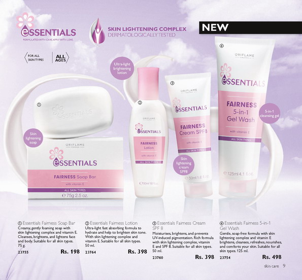Oriflame Essentials Range | Nida's beauty bag